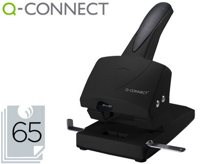 Taladro Q-Connect 65 hojas negro